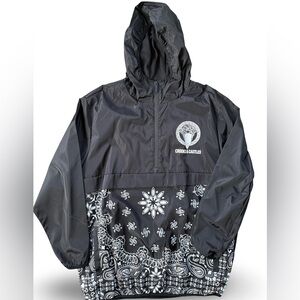 Crooks & Castles Black and White Windbreaker